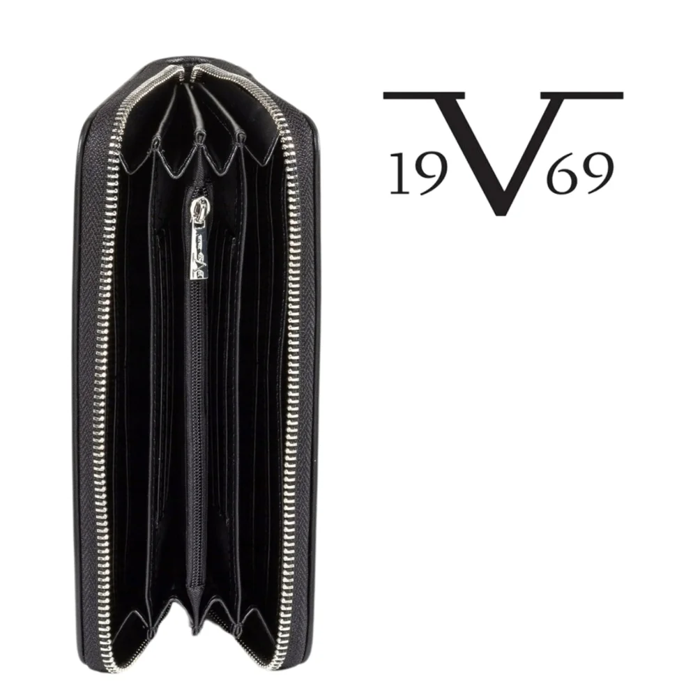 ITALIA BY VERSACE 1969- Candela Wallet - Black/Silver - Picture 3 of 3